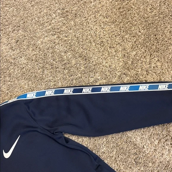 Nike Dark Blue Tracksuit with White Swoosh - Picture 6 of 7